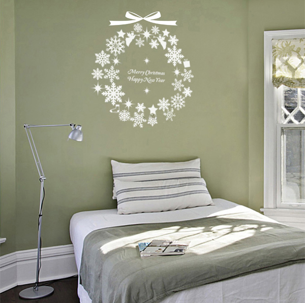 Accessory Christmas Cutout White Snow Decoration - Click Image to Close